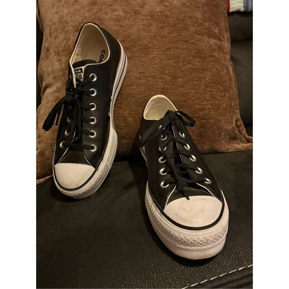 ✅Converse Chuck Taylor All Star Lift Platform Sneaker black leather